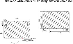 Style Line Мебель для ванной Бергамо Мини 90 Люкс антискрейтч Plus подвесная черная – фотография-11